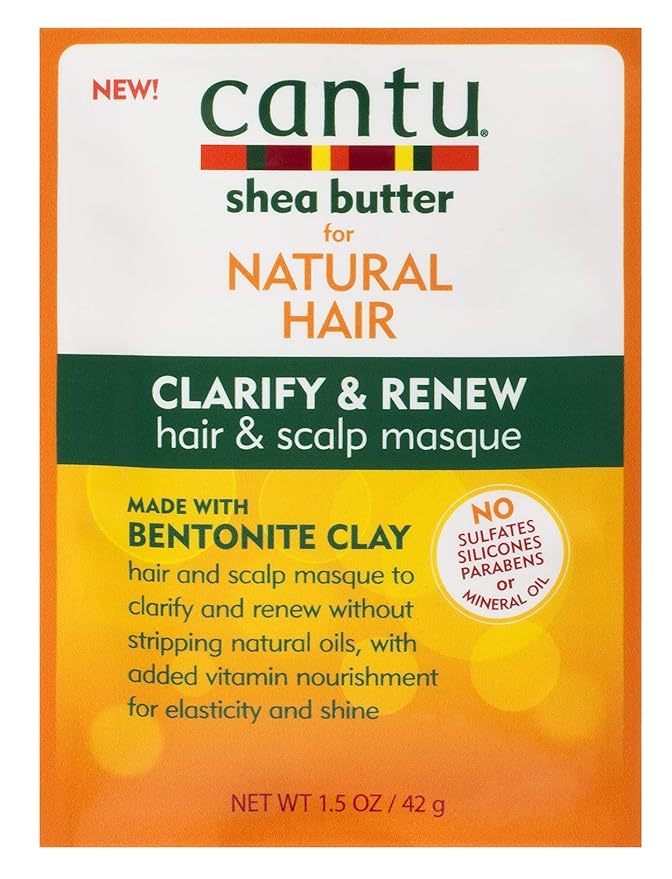 Cantu Clarify And Renew Masque. With bentonite clay