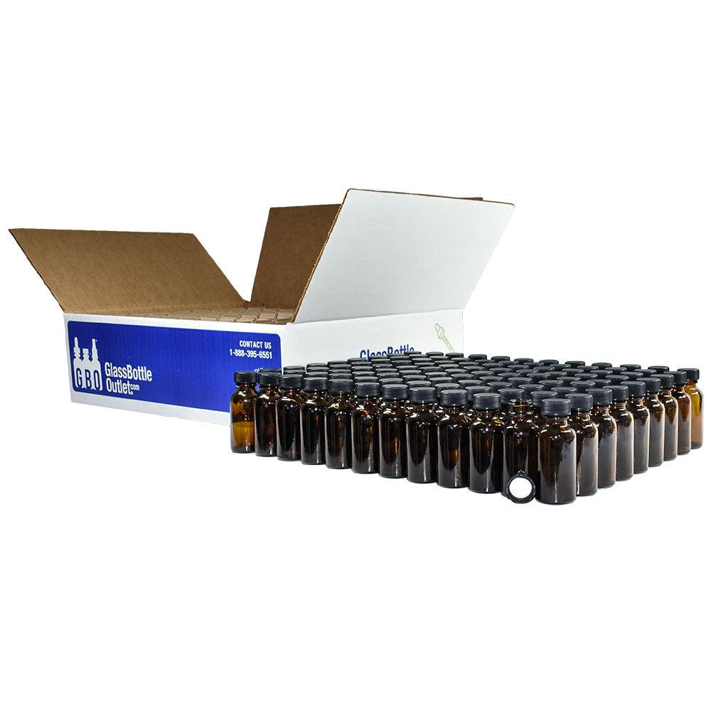 1 oz. Amber Boston Round with Black Cap (20/400) (V5) (V6)