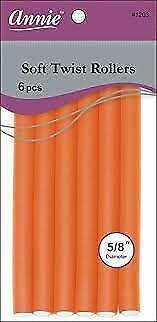Annie Soft Twist Rollers 6pcs - 5/8in Dia