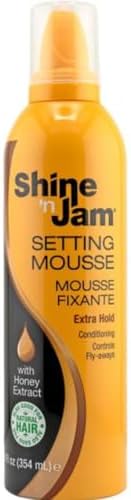 Shine N Jam setting mousse. Extra hold. 12oz