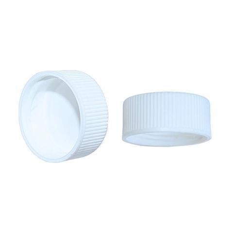 4 oz. Clear Boston Round with Reducer and White Cap (22/400) (V22) (V1)