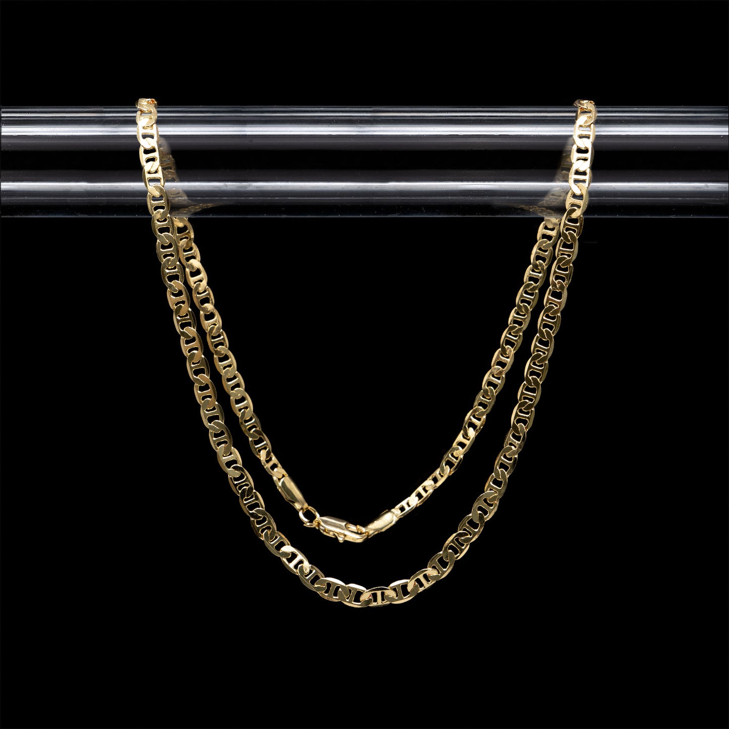 C & L chain necklace gold 5mm 20“. CN40520G