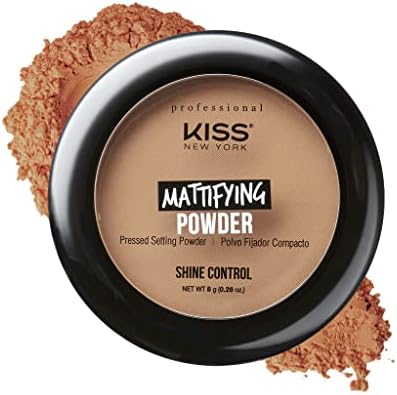 Kiss mattifying powder. Translucent deep. KP02