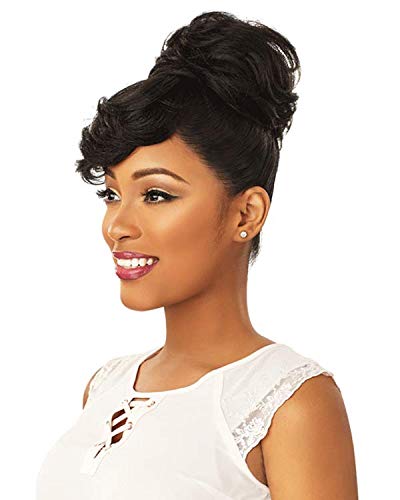 Sensationnel instant Bun with bangs. CARLA