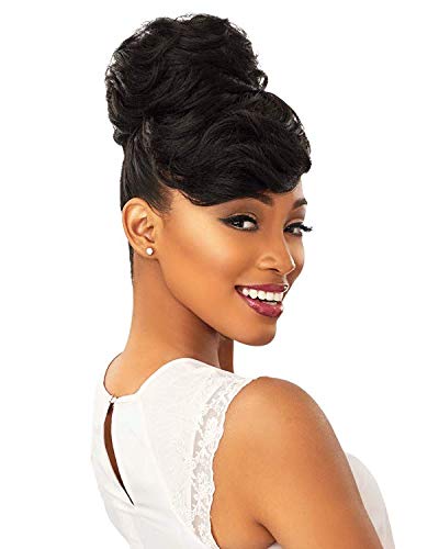 Sensationnel instant Bun with bangs. CARLA