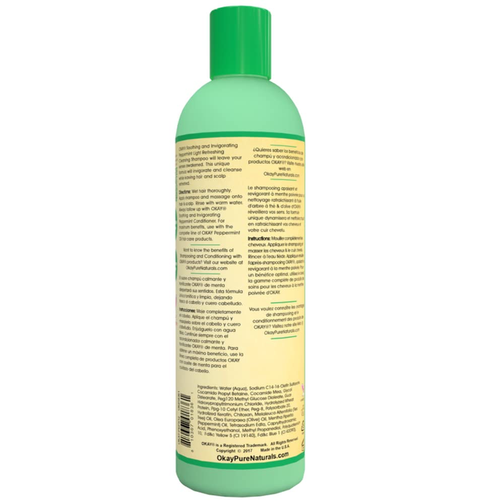 Okay anti dandruff Shampoo with peppermint
