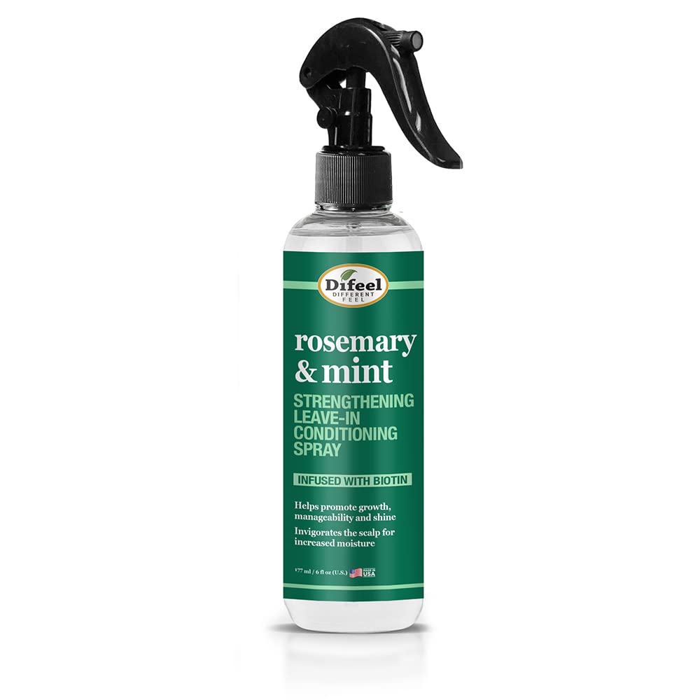 Difeel Leave In conditioning Spray. Rosemary and mint