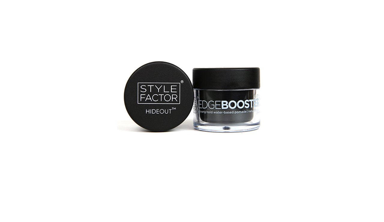 Edgebooster hideout pomade natural black. 3.38 oz