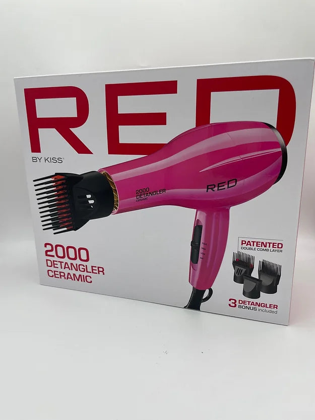 RED by kiss Detangler Ceramic Blow Dryer. BD12
