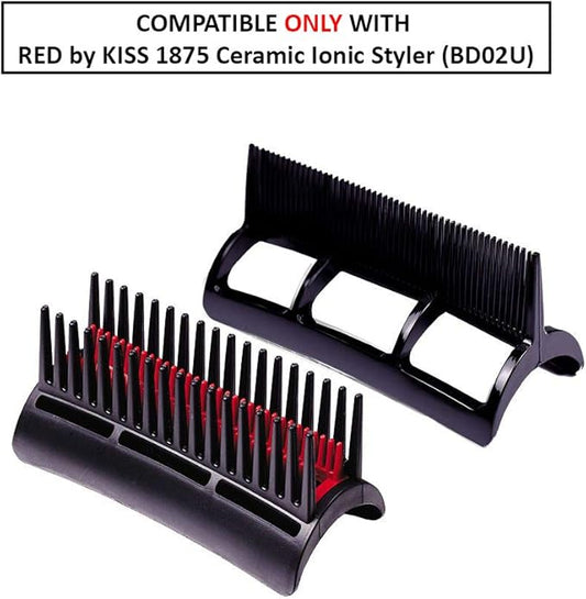 Red by kiss detangler pik 2 piece comb set. PIK9