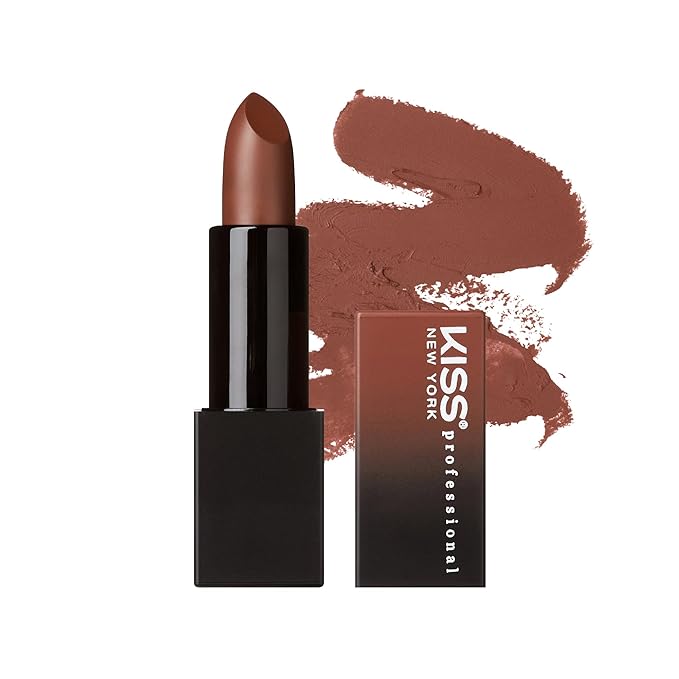 Kiss satin lipstick. Latte foam. SLS08