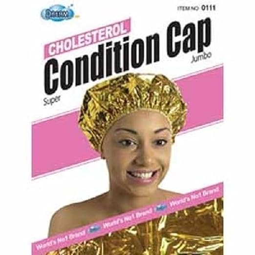 Dream Cholesterol Conditioning Cap Gold, One size fits all.