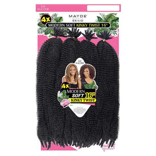 Mayde Beauty Crochet Braid 4X MODERN SOFT KINKY TWIST