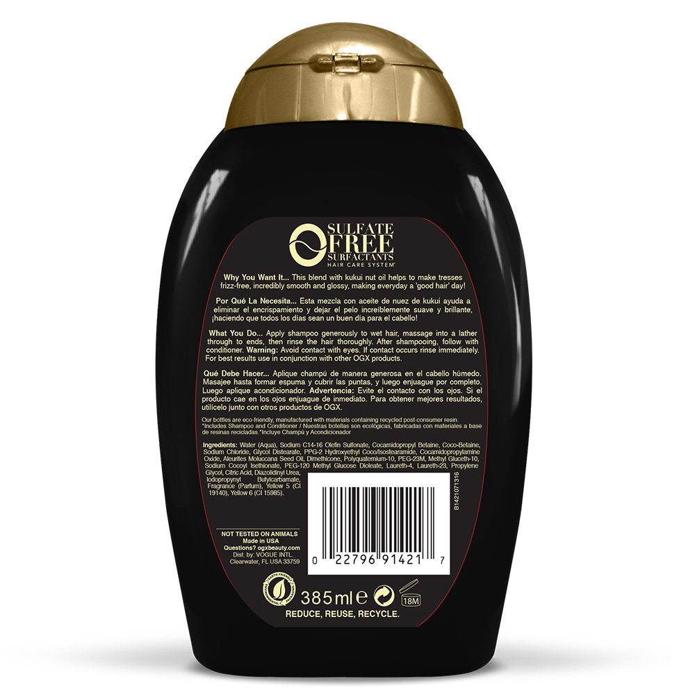 Ogx Kuku Oil Sampoo 13 oz