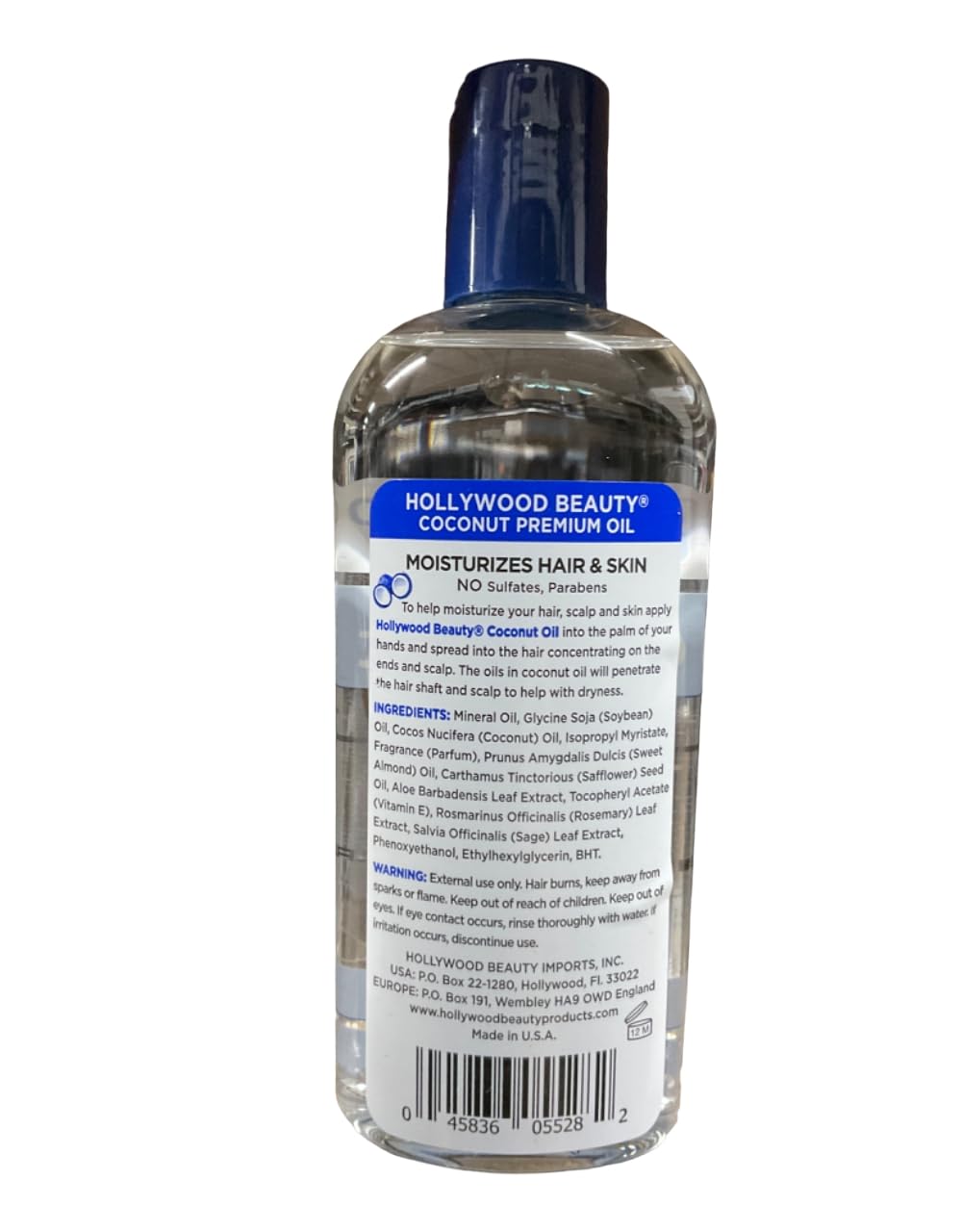 Hollywood Coconut Oil 8 oz