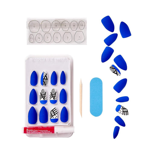 Gold Finger Gel Nails. Gf78