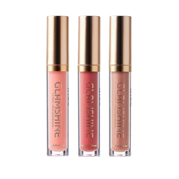 Kiss glam shine lip gloss. Bare baby. KSLG06