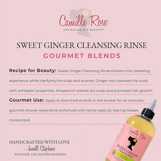 Camille Rose sweet ginger cleansing rinse