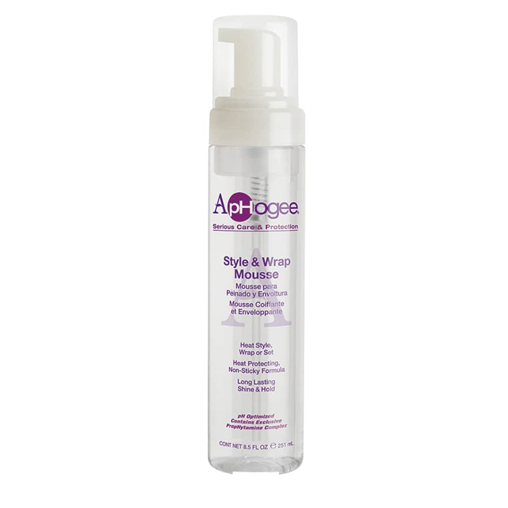 Aphogee Style & Wrap Mousse 8oz
