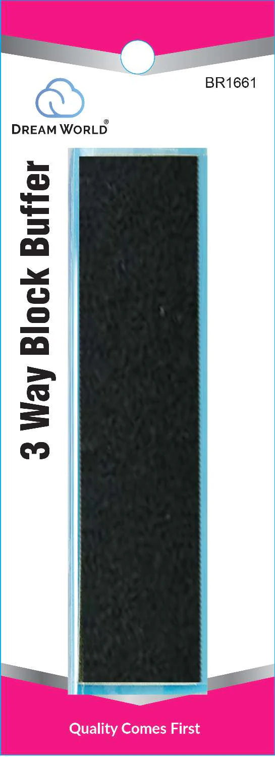 DREAM NAIL FILE BLOCK BUFFER 3 WAY. BR1661