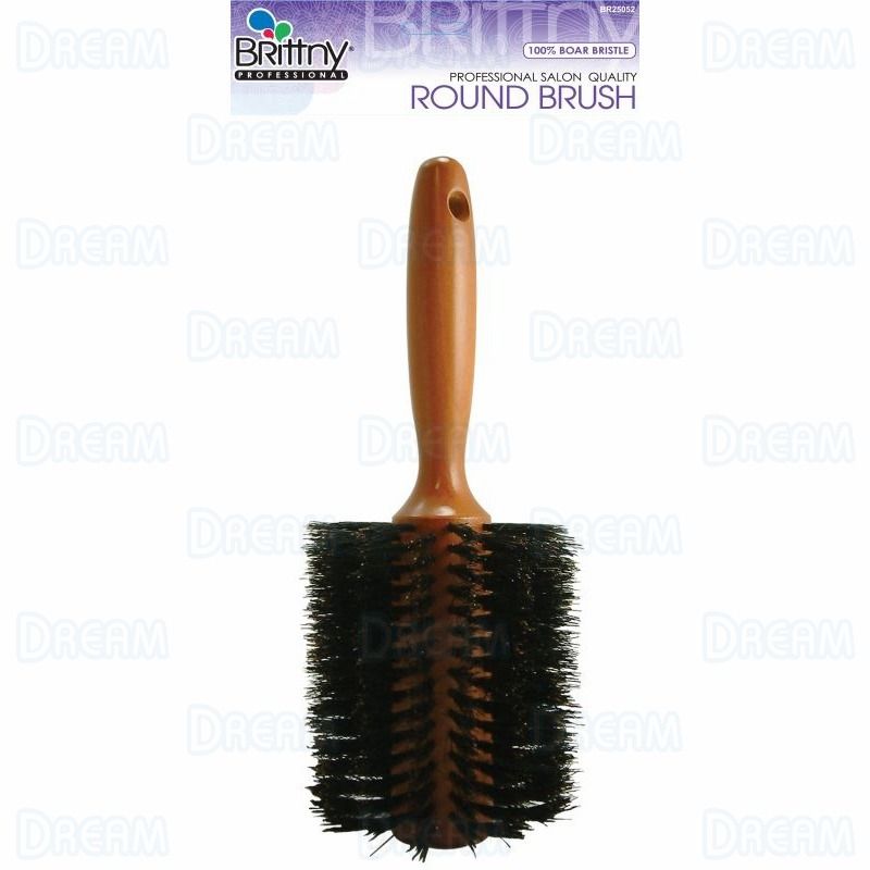 Brittny Round Roll Boar Bristle Brush, 3-1/2″