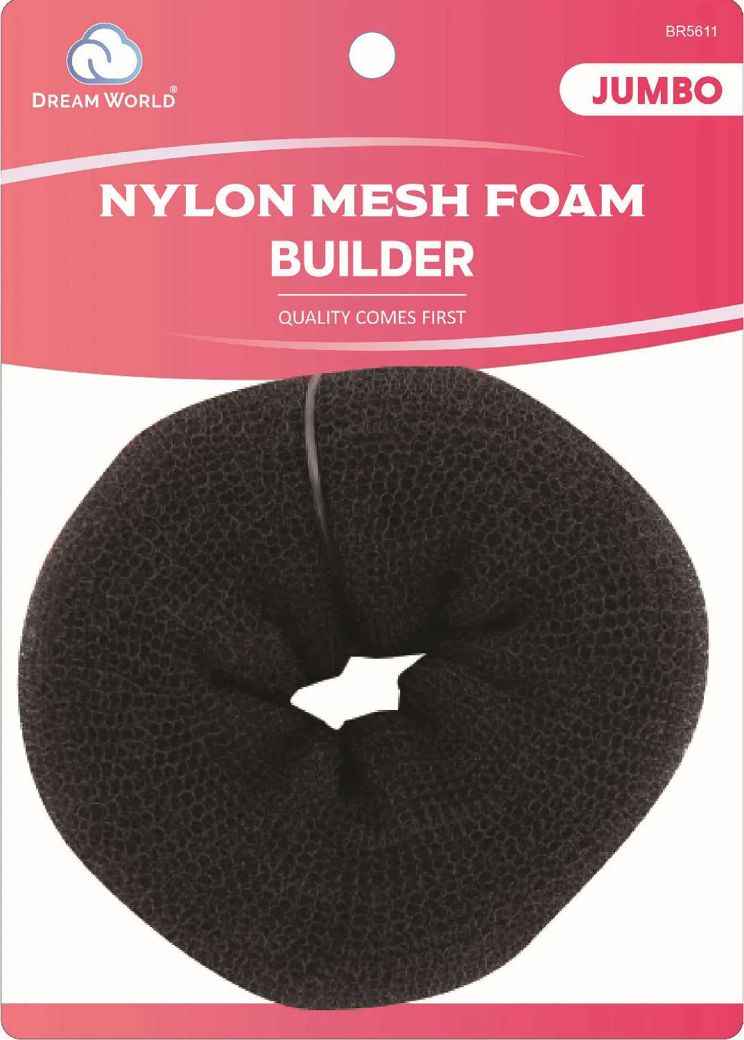 Dream foam nylon mesh hair bun.