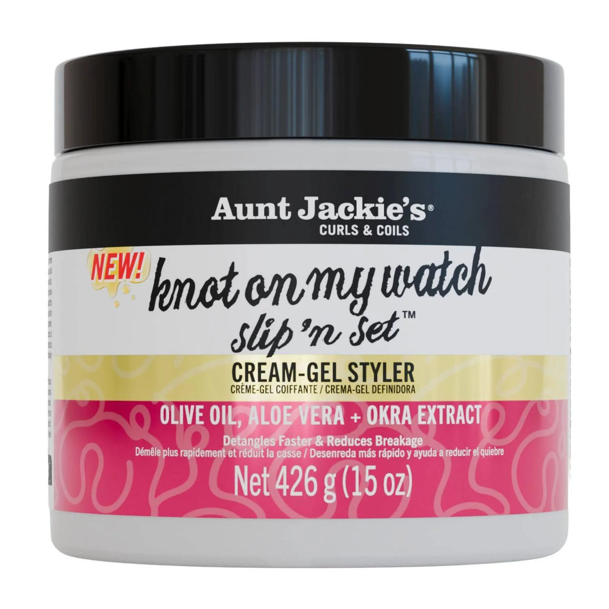AUNT JACKIE'S KNOT ON MY WATCH CREAM GEL STYLER 15 OZ