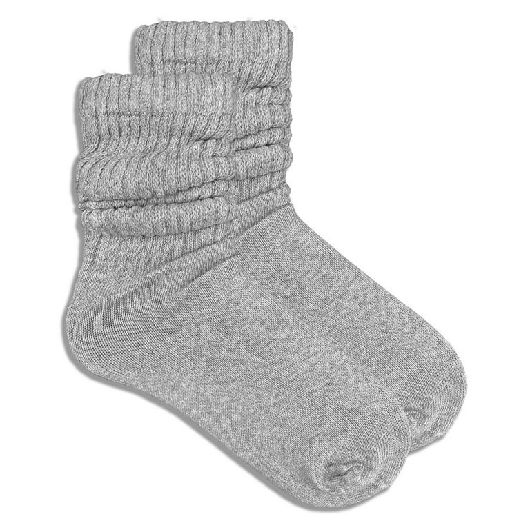 Slouch Socks Size 9-11 Gray.