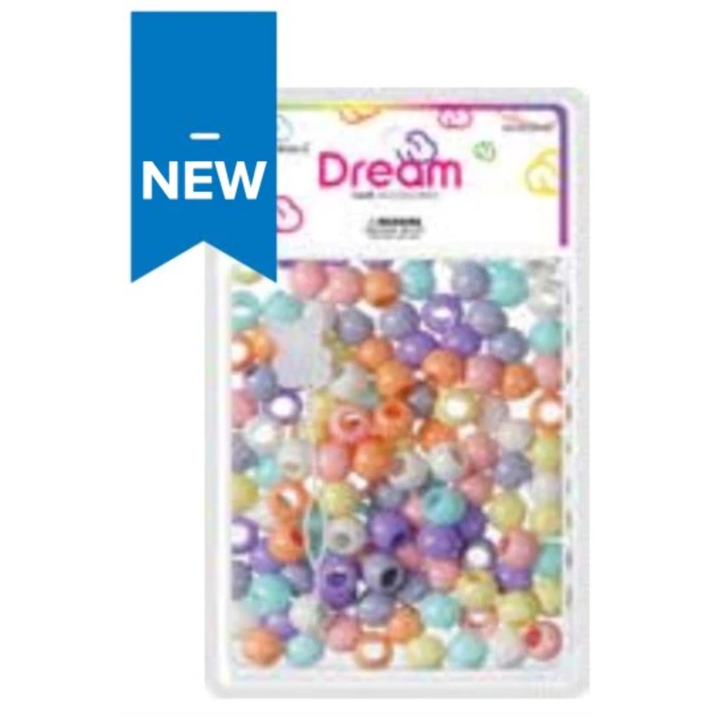 Dream beads 14mm 120pcs. Pastel. BR3000PAS