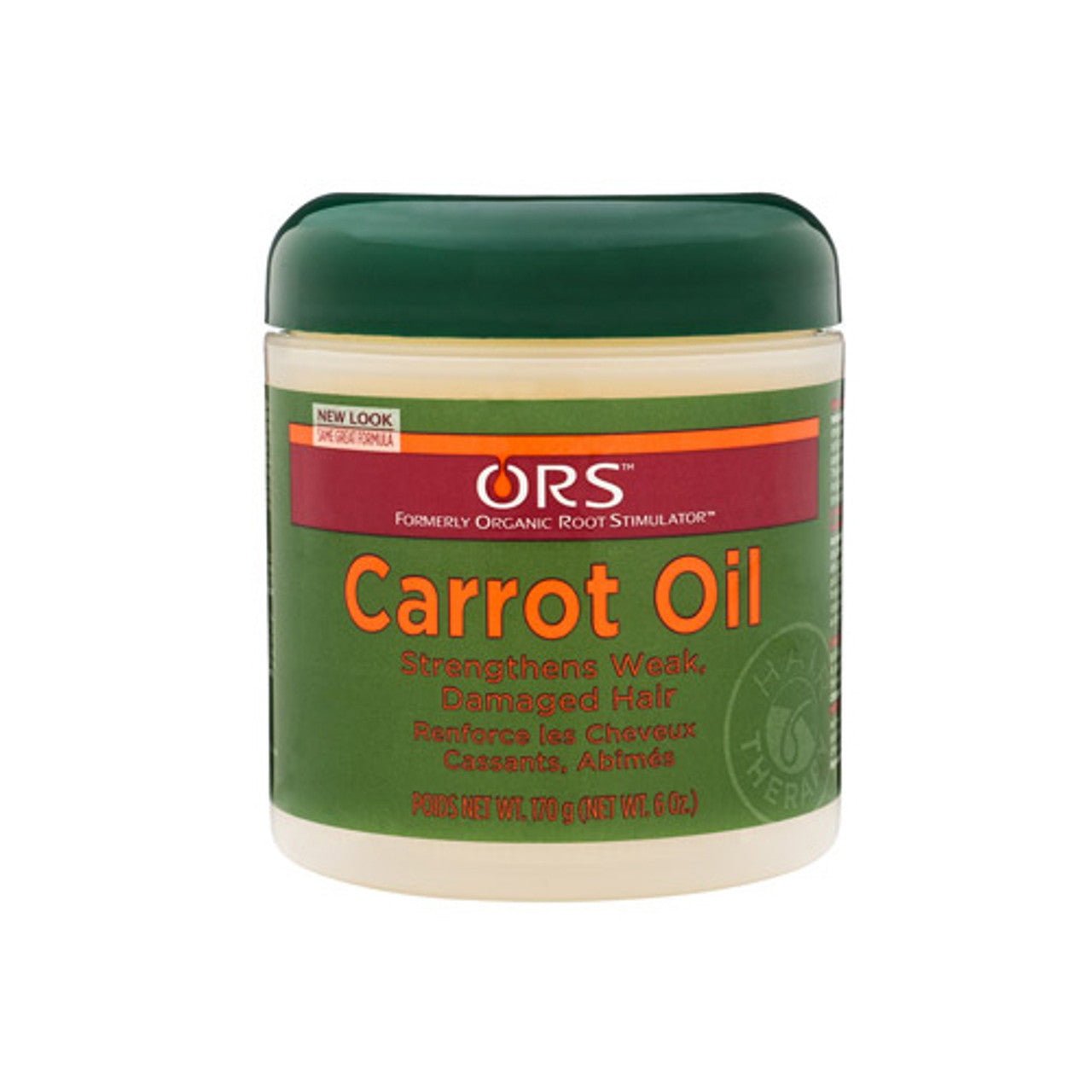 Organic root stimulator carrot oil hair crème