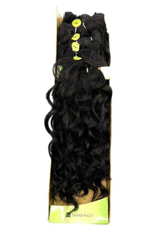 FreeTress Equal Synthetic Hair Weave Appeal Curl 4Pcs + CLOSURE
