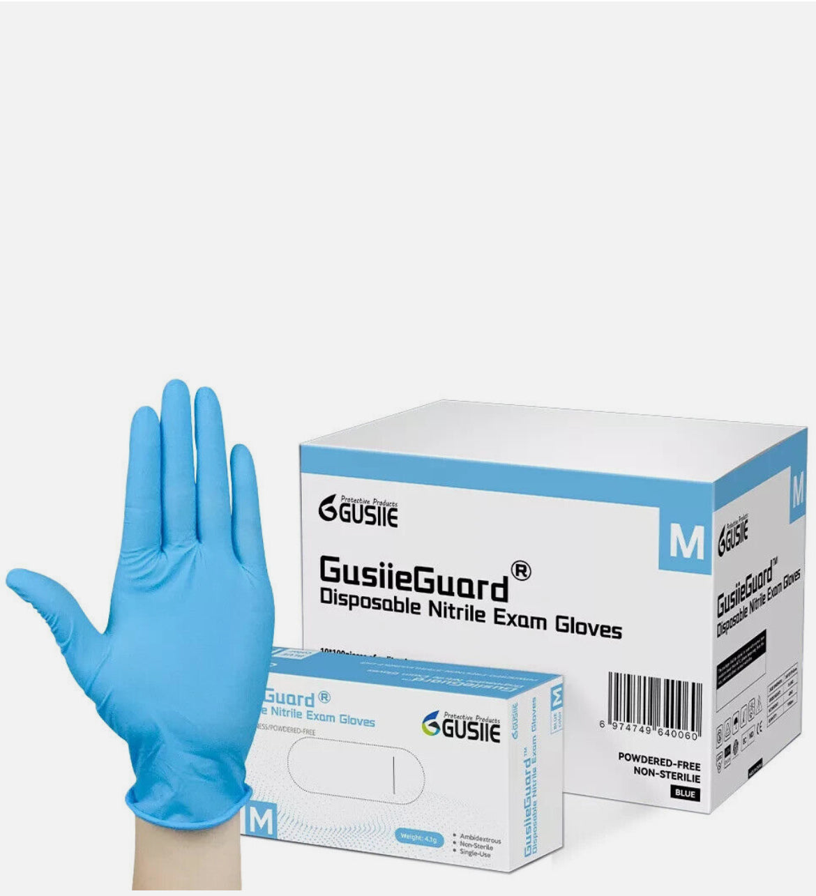 GussiieGuard Disposable nitrile gloves