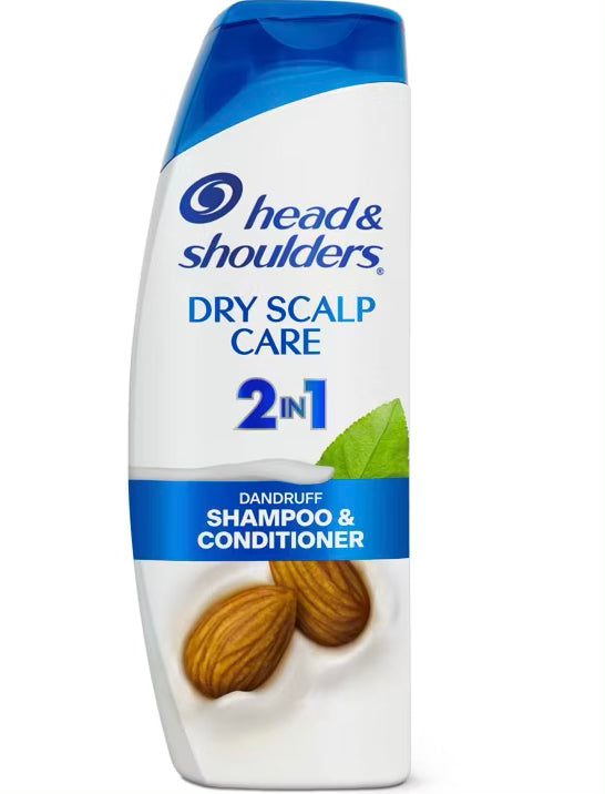 Head & Shoulders Dry Scalp Care 2-in-1 Dandruff Shampoo & Conditioner, 12.5 Ounces