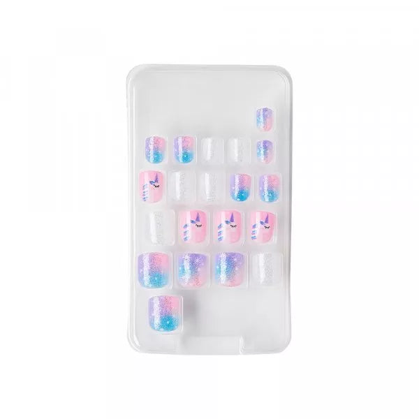 Gold finger little diva kids stick on nails. 20 nails. BLDG08