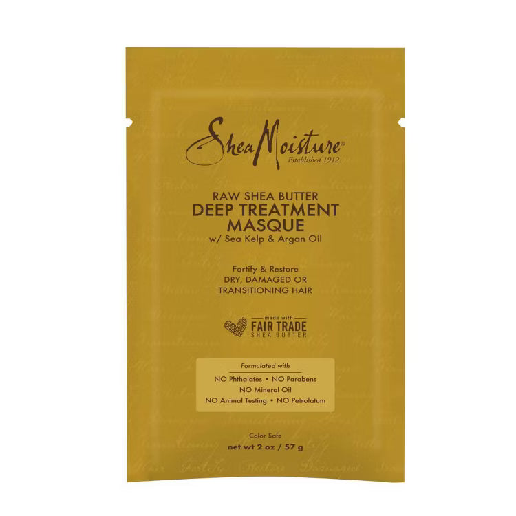 Shea Moisture deep moisturizing masque. 2 oz