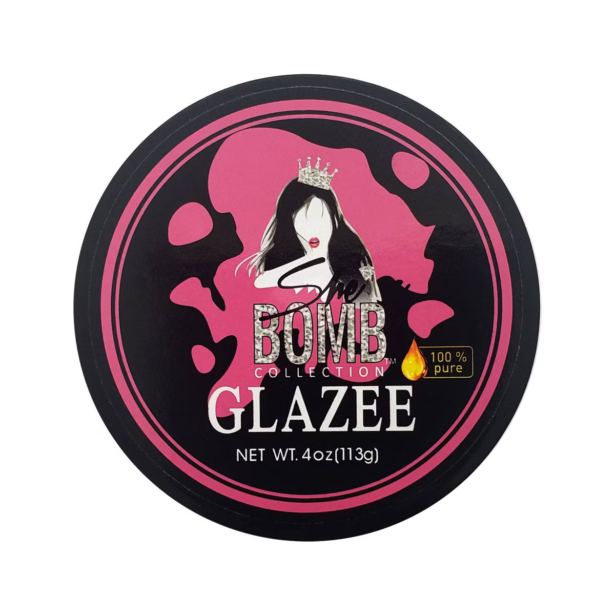 She is Bomb Glazee. 4oz