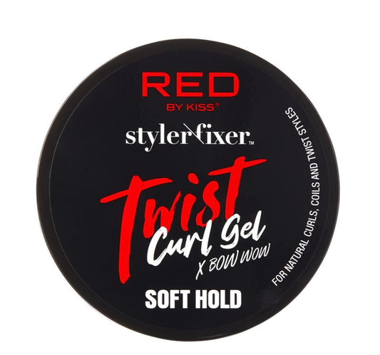 Red by Kiss Styler Fixer Twist Curl Gel X Bow Wow Soft Hold 6oz. STG01