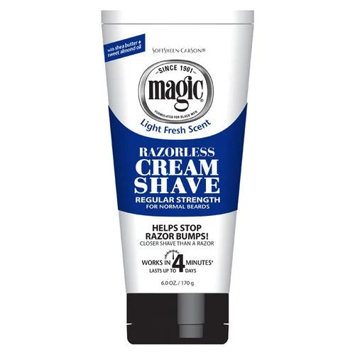 Softsheen Carson Magic razorless Shave cream. Regular 6 oz