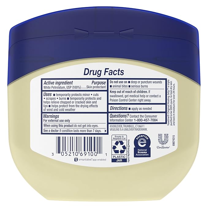 Vaseline Petroleum Healing Jelly, Original