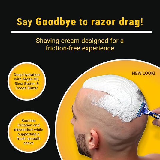 High Time Dare To be bald shave cream. 5oz