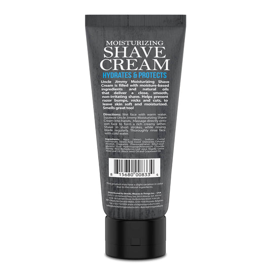 Uncle Jimmy men’s moisturizing shave cream. 8oz