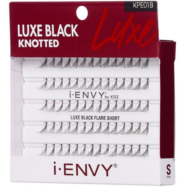 I ENVY LUXE BLACK INDIVIDUAL LASHES. SHORT. KPE01B