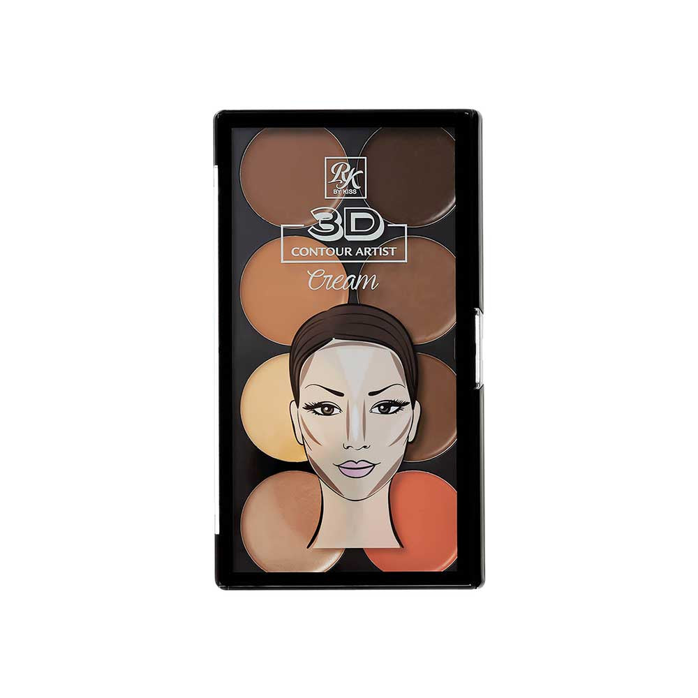 Ruby kisses 3D Contour Cream Multi-Palette With Highlighter & Blush