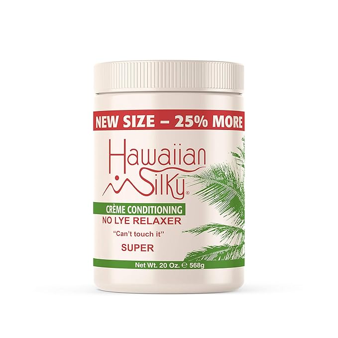 Hawaiian Silky no lye relaxer 20 OZ