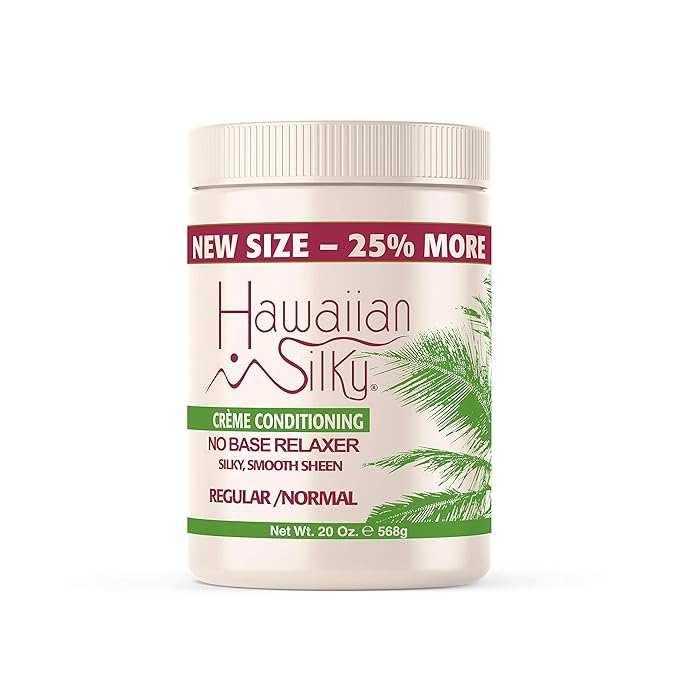Hawaiian Silky no lye relaxer 20 OZ