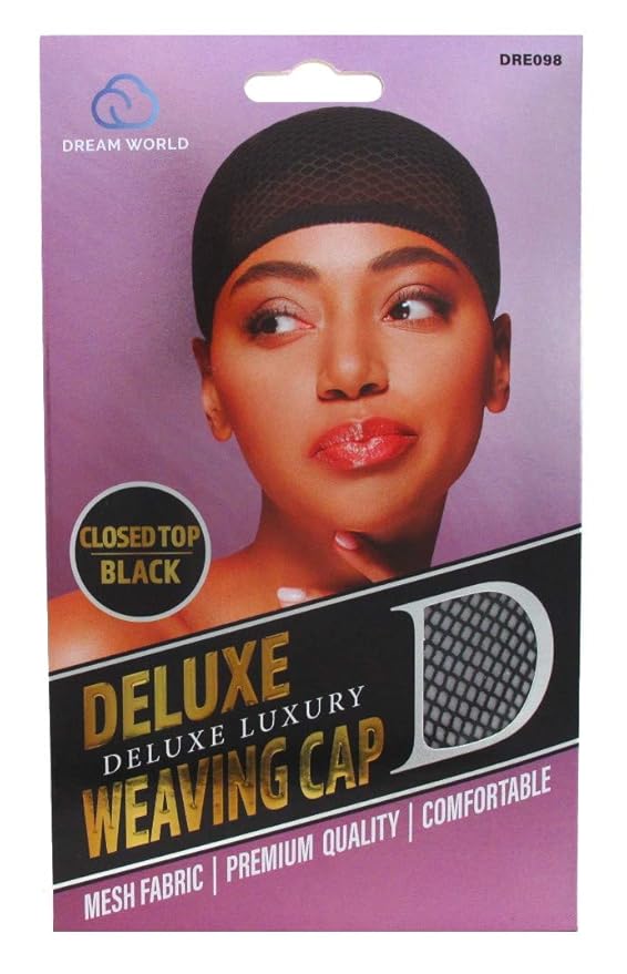 Dream world Closed Top deluxe weaving cap black. Dre098