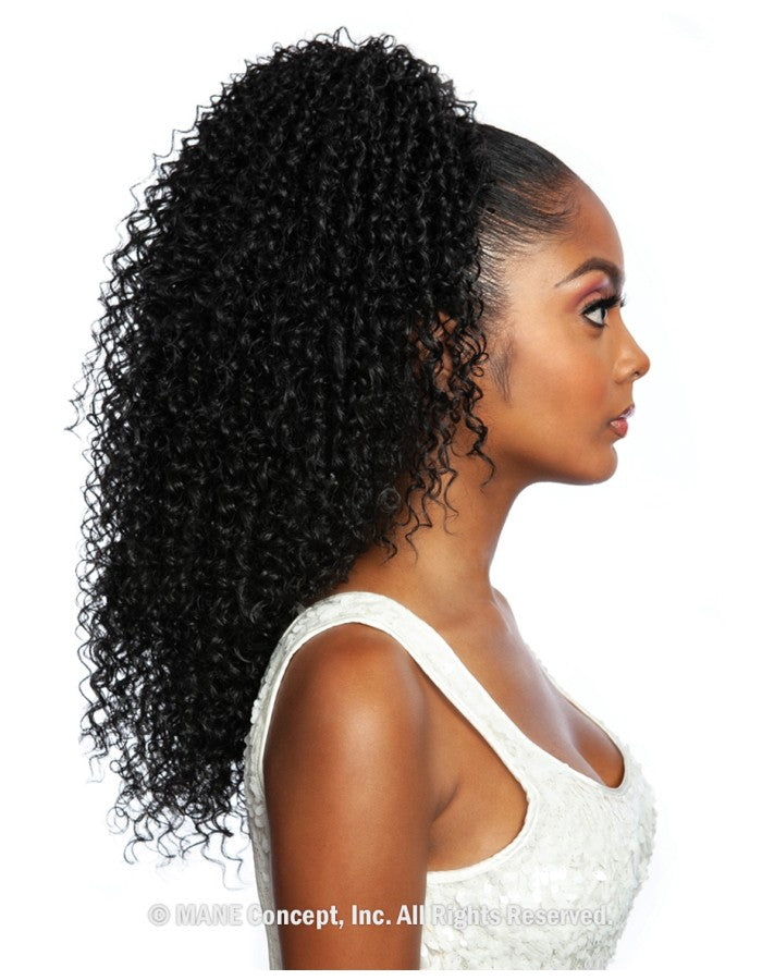 Mane concept BSWNT06-KEY CURL WNT 20" drawstring ponytail