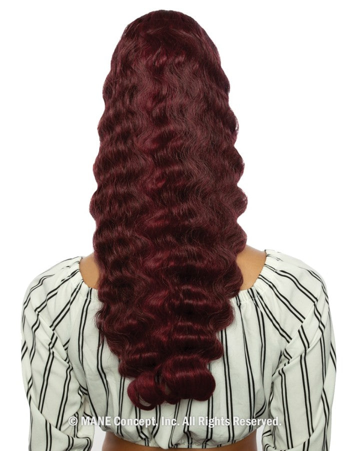 Mane Concept BSWNT07 - CRIMP WAVE WRAP WNT 22” Drawstring ponytail