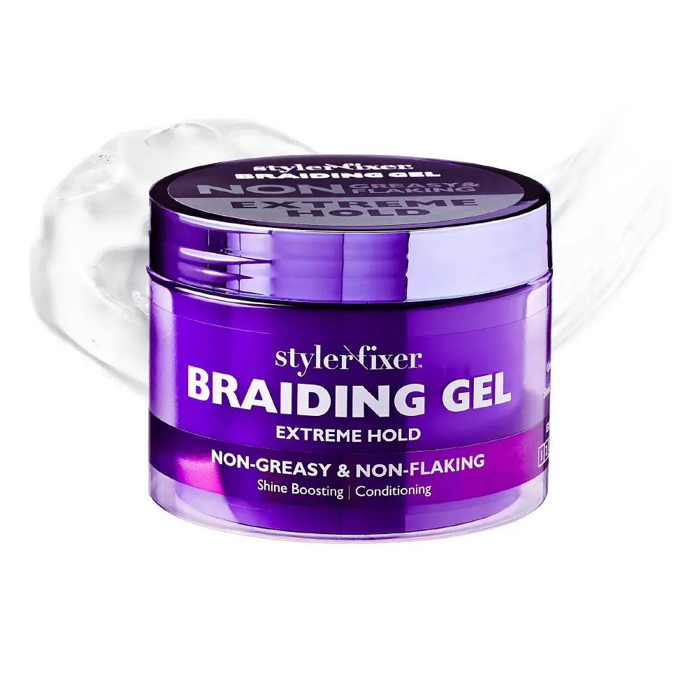 Red by Kiss Styler fixer braiding gel enhanced. Extreme hold. 6oz. SBE05