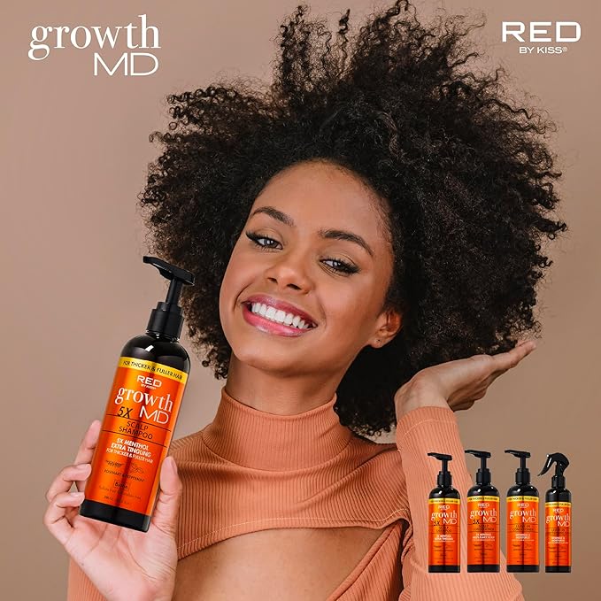 Red by Kiss growth MD Shampoo. 10oz. GM05